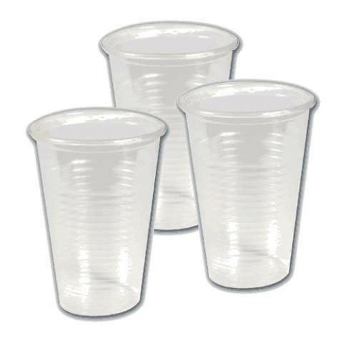 PLASTIC CUP 180G (PACK OF 100 PCS)
